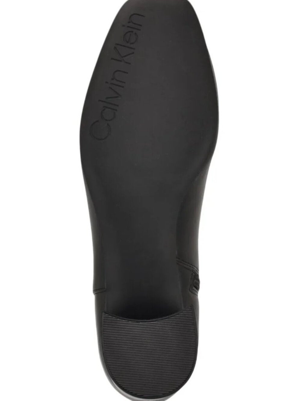#22 Calvin Klein Women's Parry Block Heel Ankle Booties - Black Smooth - Picture 8 of 16